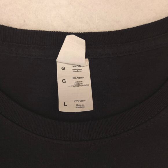 Genesis Band Crew Neck Graphic Short Sleeve T Shirt Mens Size Large L Black - Picture 3 of 9